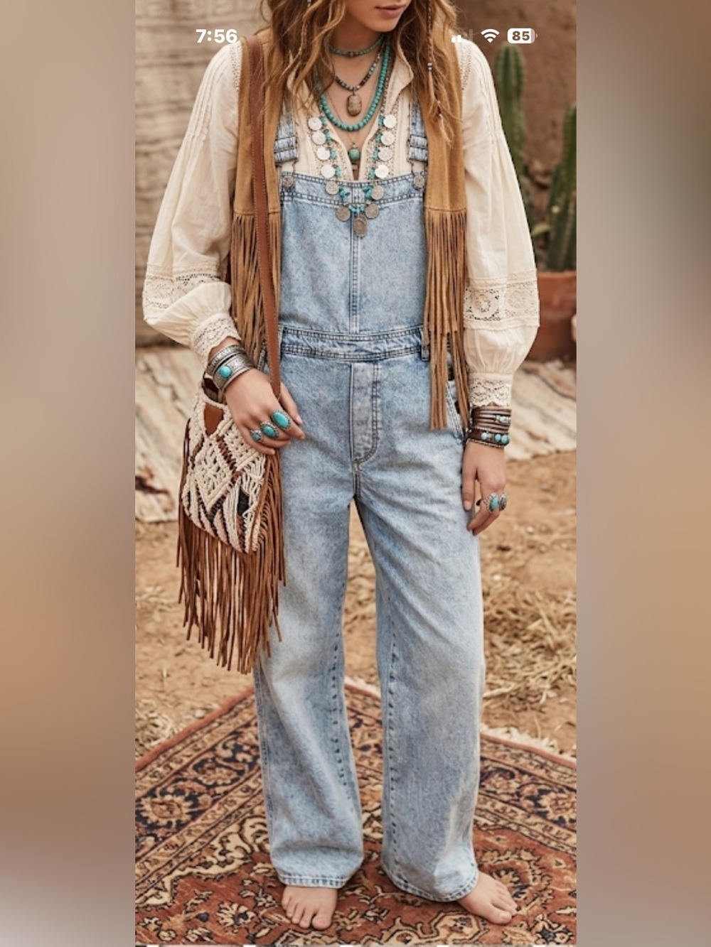 Aerie Light Blue Overalls Casual Denim Look Adjustable Straps Women’s Chic